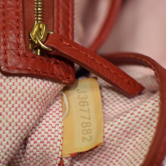 Dooney & Bourke Red Dillen Pebbled Leather double pocket satchel - Picture 9 of 15